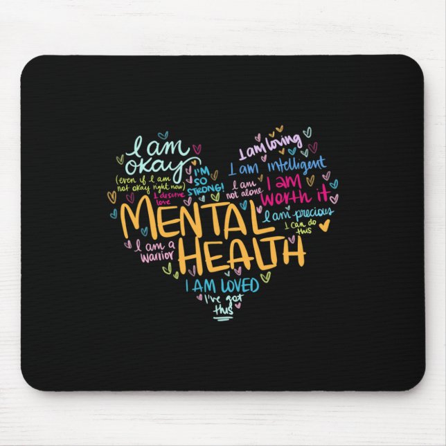 Health Awareness Gifts Depression  Mouse Pad (Front)