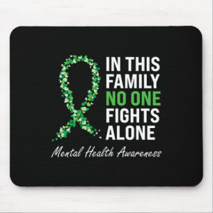 Health Awareness Green Ribbon 3 Mouse Pad