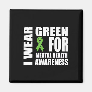 Health Awareness Green Ribbon Support  Magnet