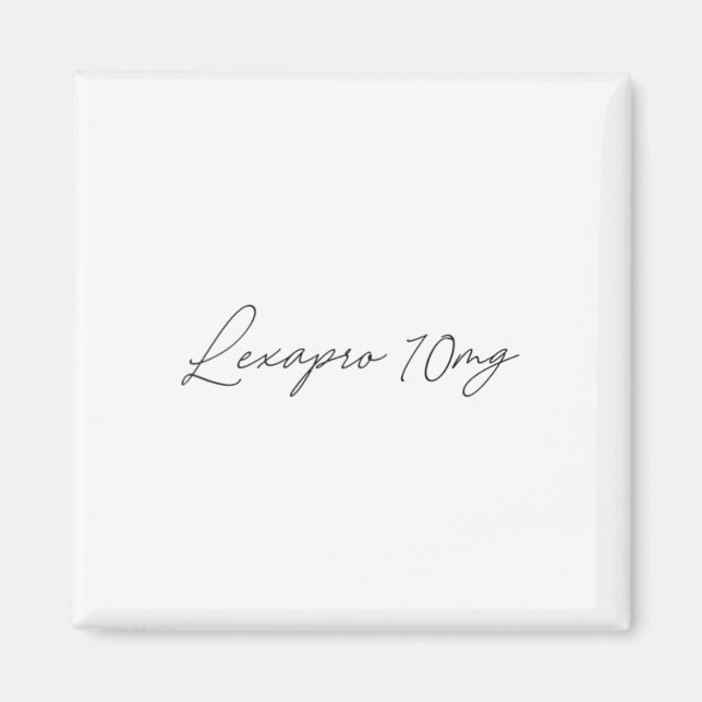 Health Awareness - lexapro 10mg - Cursive  Magnet (Front)
