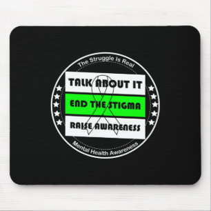 Health Awareness Mental Health Autism Awareness Mouse Pad