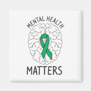 Health Awareness Month Mental Health Problems Posi Magnet