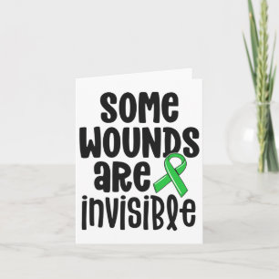 Health Awareness Some Wounds Are Invisible 1  Card