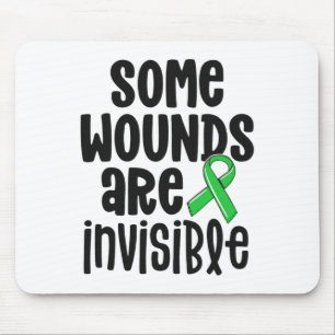 Health Awareness Some Wounds Are Invisible 1  Mouse Pad