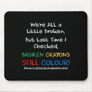 Health Awareness Suicide Prevention Gift Mouse Pad