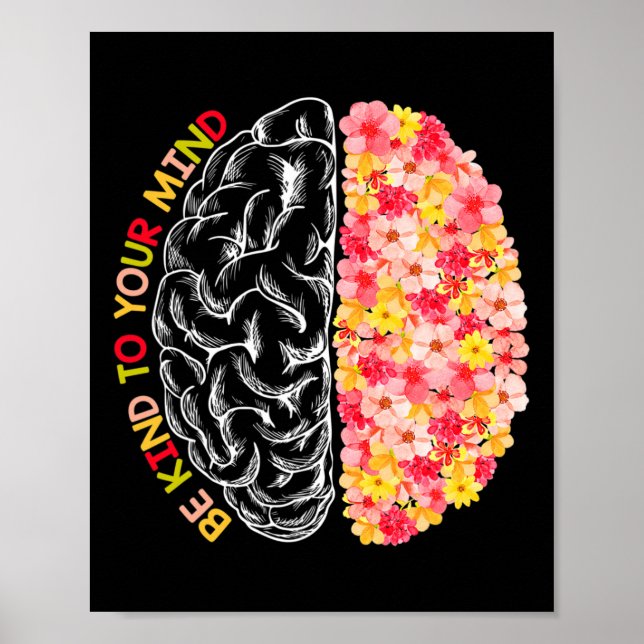 Health Be Kind Fun To Your Mind Autism Awareness  Poster (Front)
