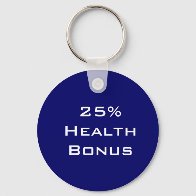 health bonus key ring (Front)