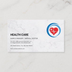 Health Care Logo Medical Professionals Appointment Card