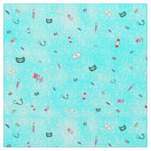 Health Care/ Nurse Themed Fabric