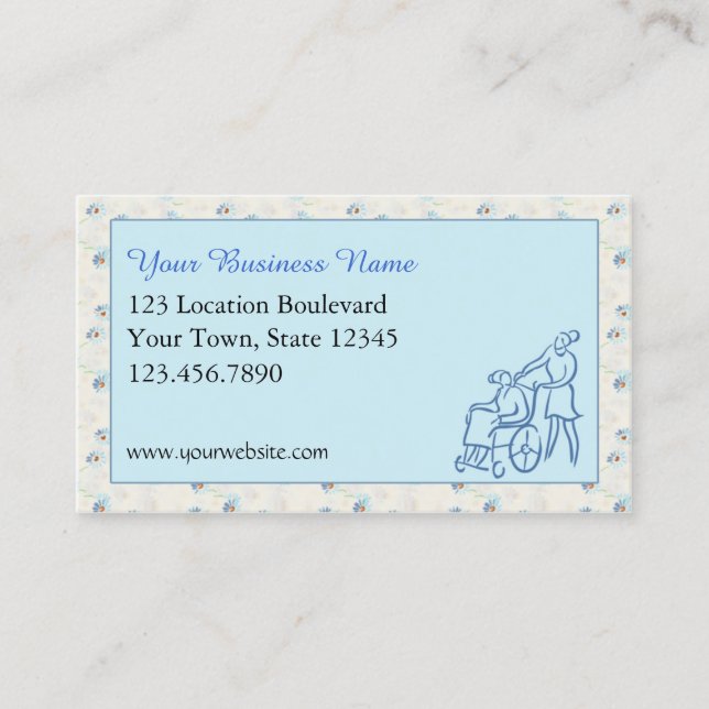 Health Care Provider Business Card (Front)