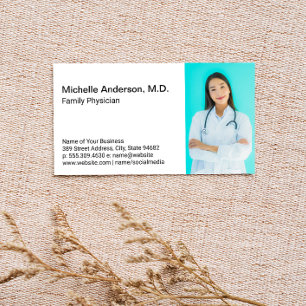 Health Care Worker   Medical Doctor Template Business Card