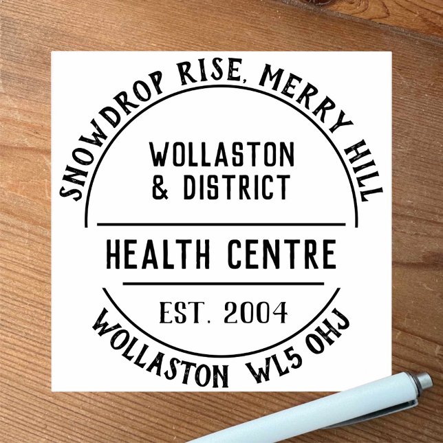 Health Centre Rubber Stamp (Creator Uploaded)