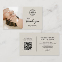Health Coach Holistic Therapist Thank You Card