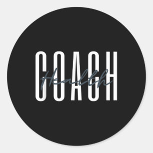 Health Coach Mental Health Coach Mental Awareness Classic Round Sticker