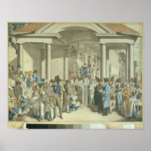 Health Community at the Karlsbader Fountain Poster