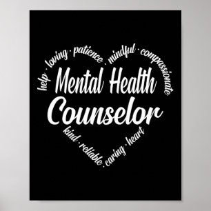 Health Counsellor Heart Word Cloud Poster