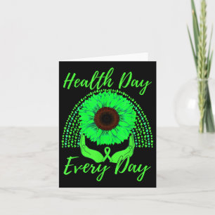 Health Day Everyday Mental Health Awareness Sunflo Card