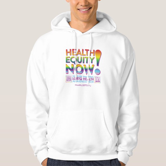 Health Equity Now! Hoodie (Front)
