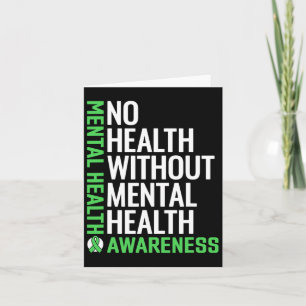 Health Fight The Stigma Mental Health Awareness  Card