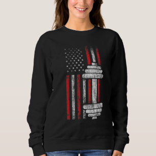 Health Fitness Gym Workout Motivation American Sweatshirt
