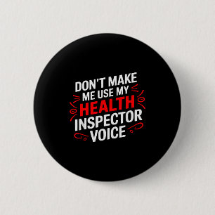 Health Inspector Job Profession Public Health 6 Cm Round Badge