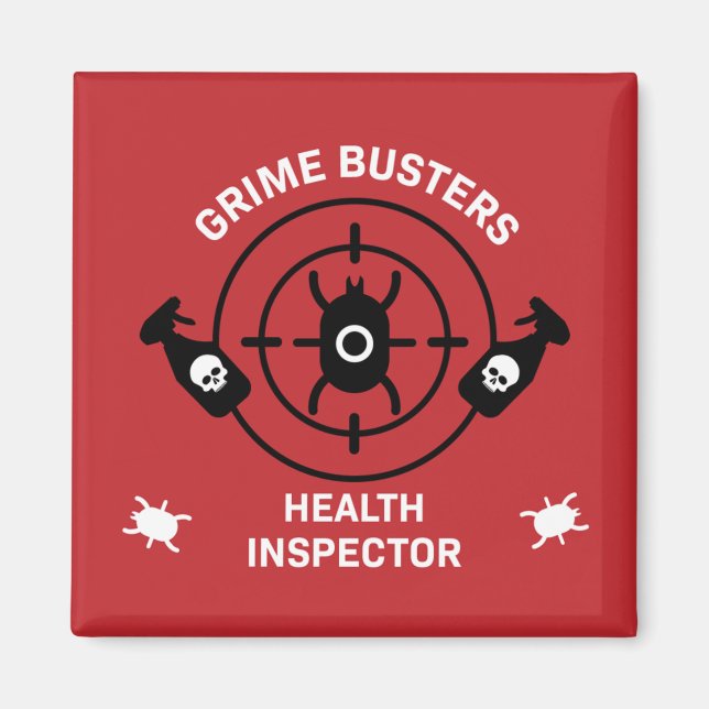 Health Inspector Magnet (Front)