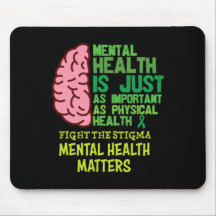 Health Is Just As Important As Physical Mental Pro Mouse Pad