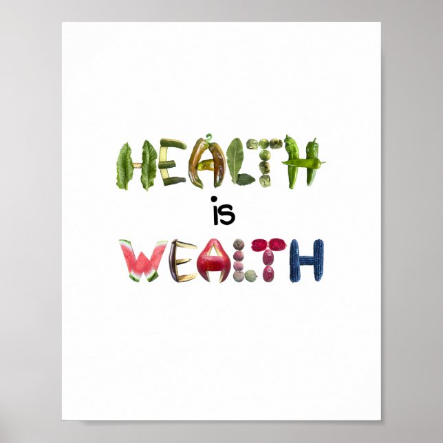 Health is Wealth  Poster (Front)