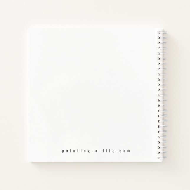 Health Journal, Light Pink Notebook (Back)