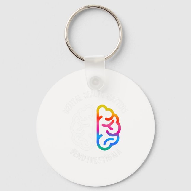 Health Maters End Stigma  Key Ring (Front)