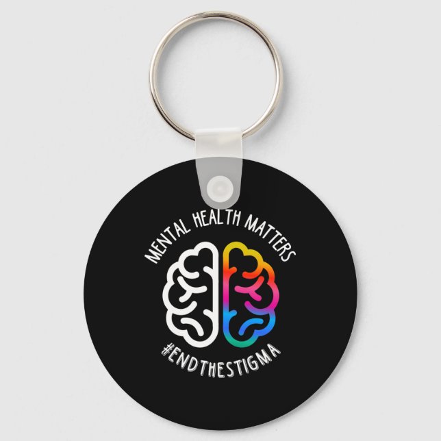Health Maters End Stigma  Key Ring (Front)
