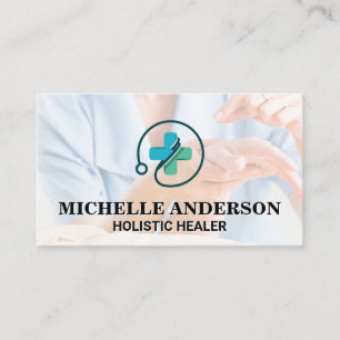 Health Medicine Logo   Physician Business Card