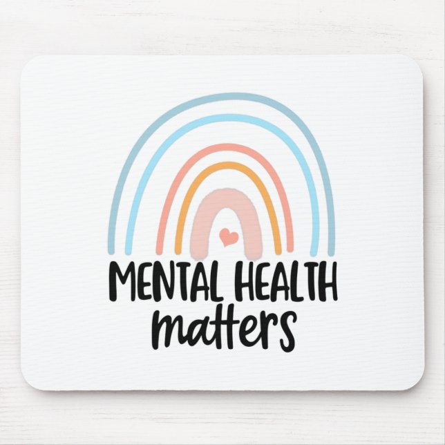 Health Mental Illness Mental Health Problems  Mouse Pad (Front)