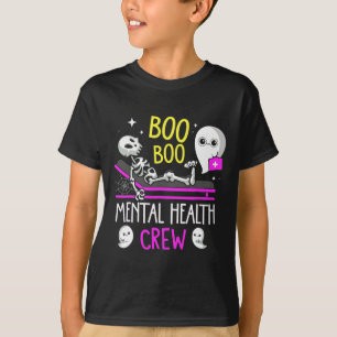 Health Nurse Psych Boo Boo Crew Nursing Halloween T-Shirt