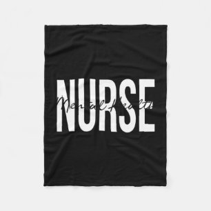 Health Nurse Psych Nurse Psychiatric Nurse Rn 1 Fleece Blanket