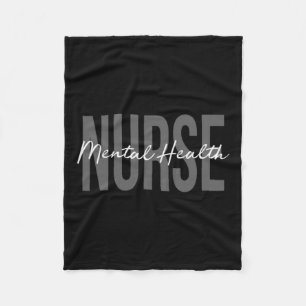 Health Nurse Psych Nurse Psychiatric Nurse Rn 2 Fleece Blanket