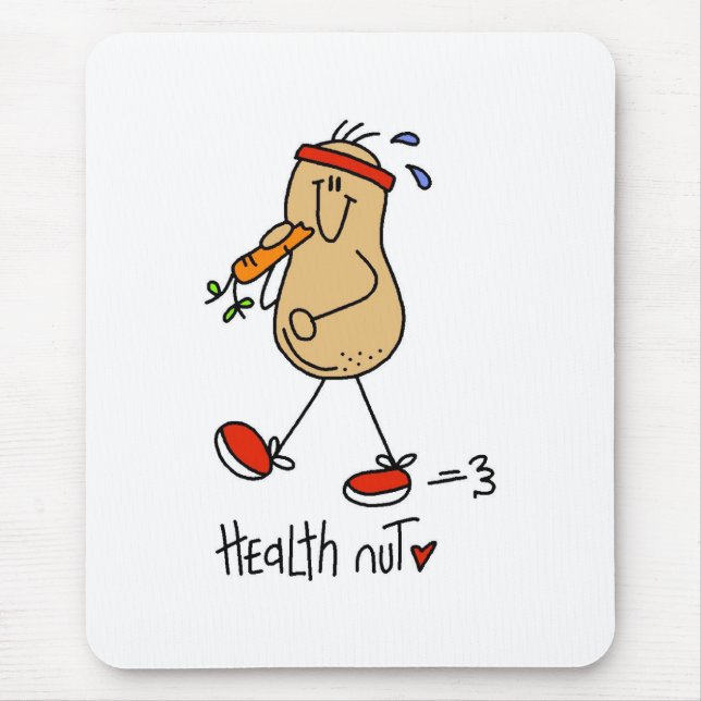 Health Nut Mouse Pad (Front)