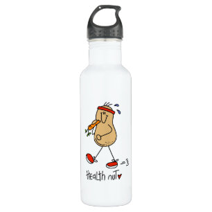 Health Nut T-shirts and 710 Ml Water Bottle