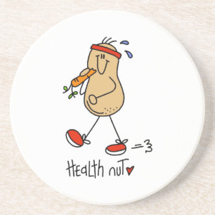 Health Nut T-shirts and Gifts Coaster