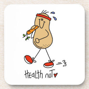 Health Nut T-shirts and Gifts Coaster