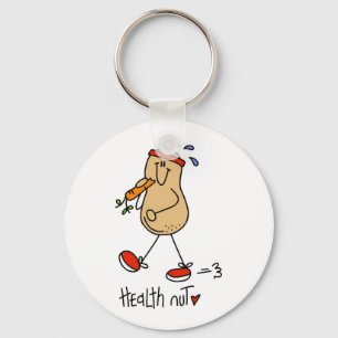 Health Nut T-shirts and Gifts Key Ring