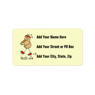 Health Nut T-shirts and Gifts Label