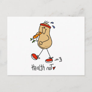 Health Nut T-shirts and Gifts Postcard