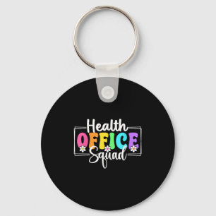 Health Office Squad Back To School Teachers Studen Key Ring