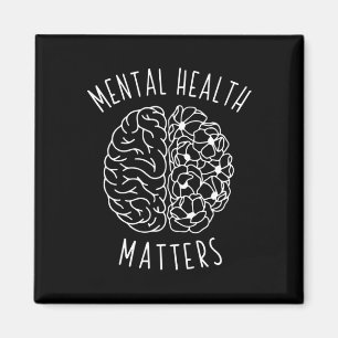 Health Problem Human Brain Graphic Mind Awareness Magnet