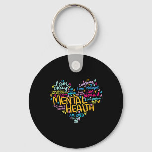 Health Problems Awareness Hearts Mothers Day Key Ring