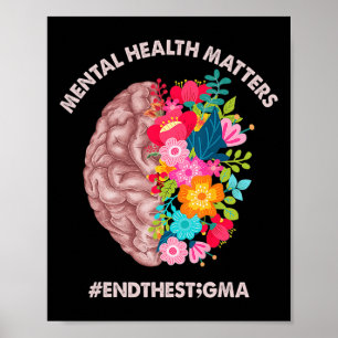 Health Problems Awareness Month End The Stigma  Poster