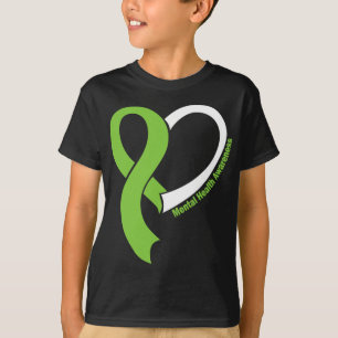 Health Problems Awareness Month May Lime Green Rib T-Shirt