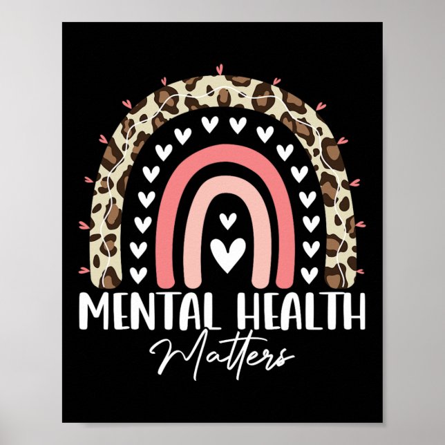 Health Problems Awareness Month Rainbow Leopard  Poster (Front)