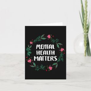 Health Problems Awareness Suicide Prevention  Card